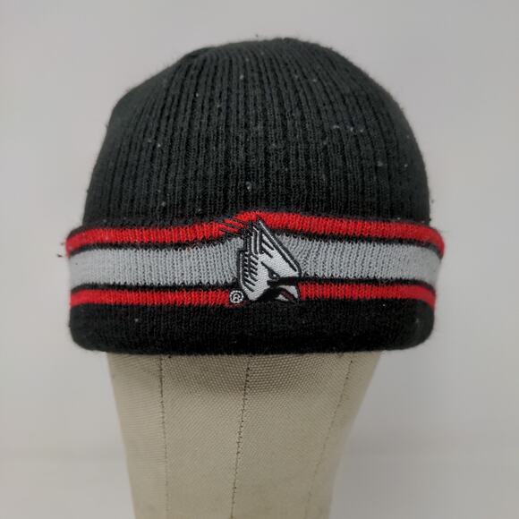 NCAA Brand Ball State Cardinals Beanie Toboggan Hat Embroidered Logo Black - Picture 3 of 13